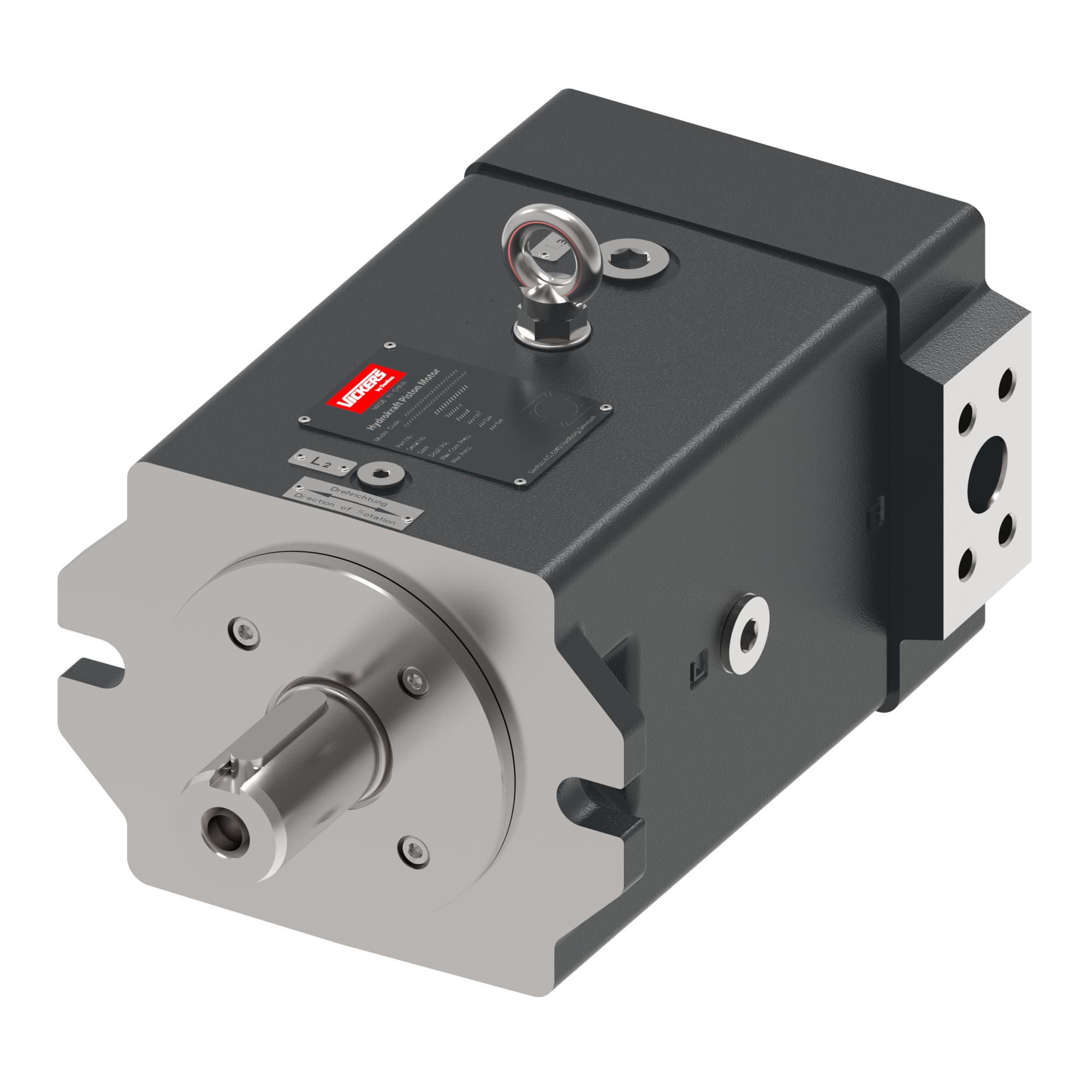 Motor a pistones Vickers Hydrokraft MVX & MFX desplazamiento fijo y variable