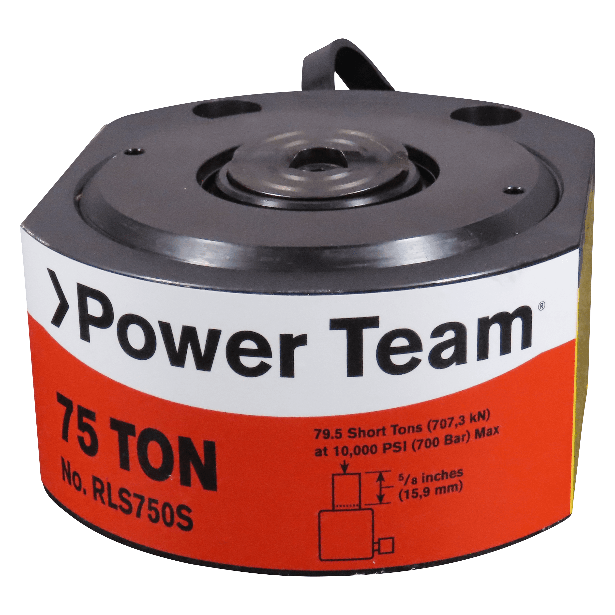 Cilindro PowerTeam Serie RLS de 5 a 150 Tns (perfil bajo / pastilla)