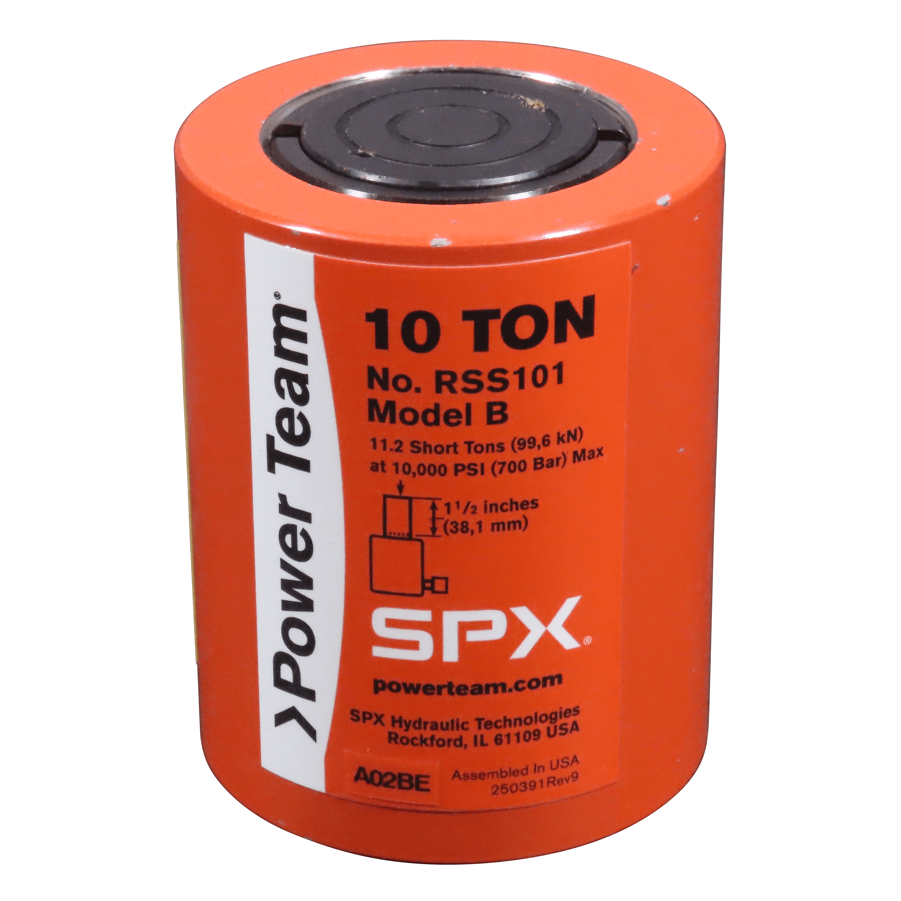Cilindro PowerTeam Serie RSS de 10 a 250 Tns (Corto)